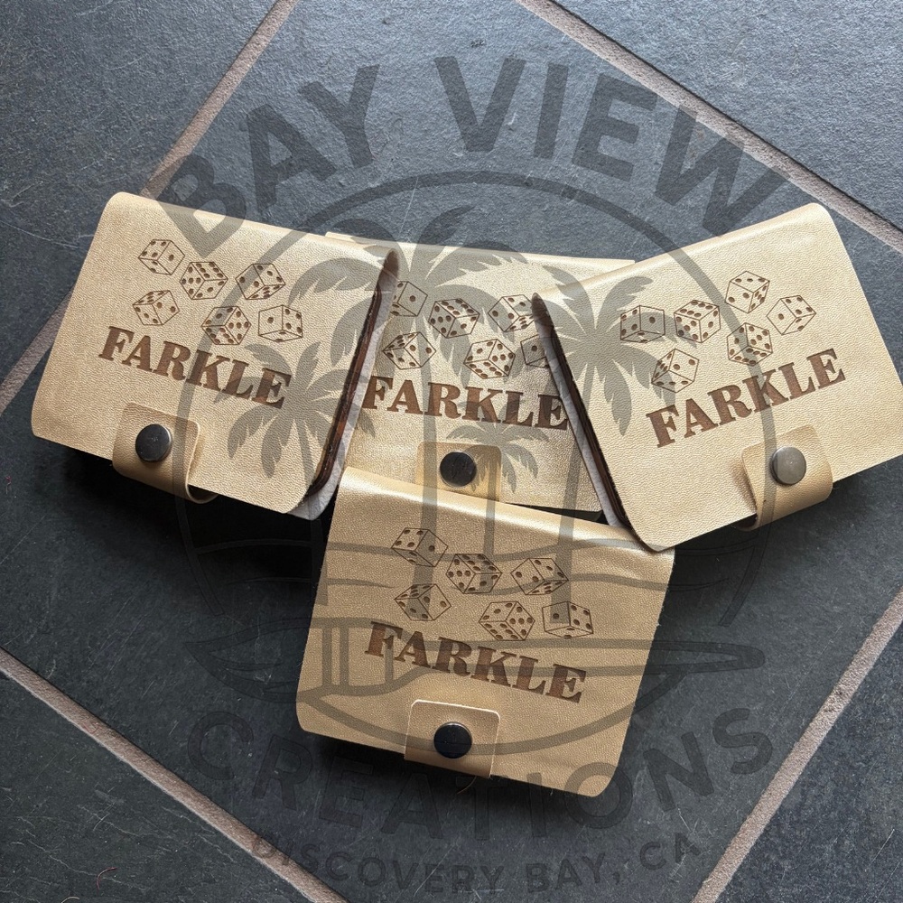 Travel Farkle Dice Game Set